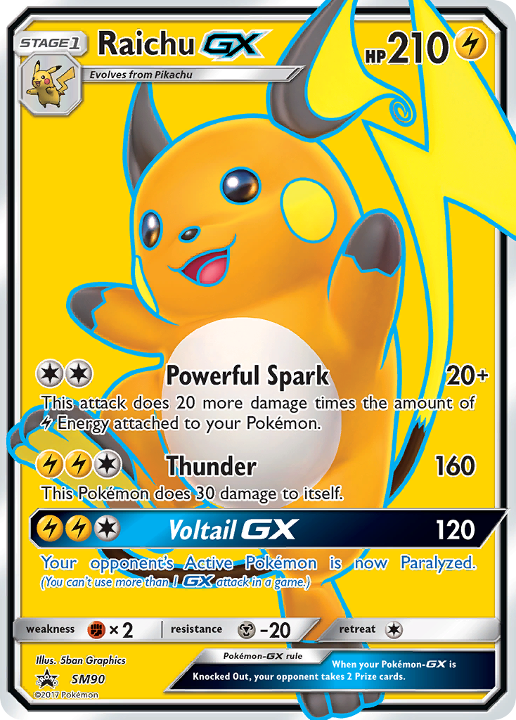 Raichu GX (SM90) [Sun & Moon: Black Star Promos] | Enigma On Main