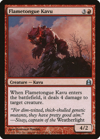 Flametongue Kavu [Commander 2011] | Enigma On Main