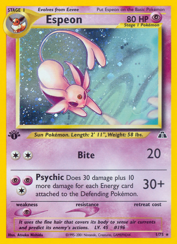 Espeon (1/75) [Neo Discovery 1st Edition] | Enigma On Main