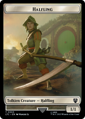 Halfling // Treasure Token [The Lord of the Rings: Tales of Middle-Earth Commander Tokens] | Enigma On Main