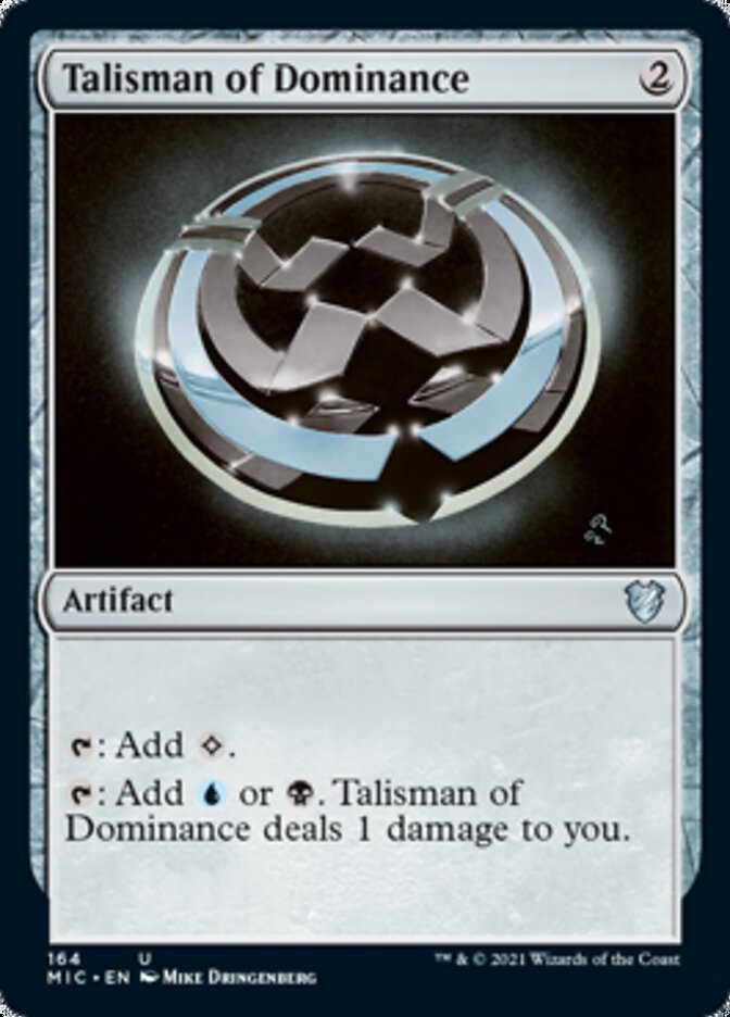 Talisman of Dominance [Innistrad: Midnight Hunt Commander] | Enigma On Main