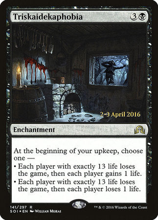 Triskaidekaphobia [Shadows over Innistrad Promos] | Enigma On Main