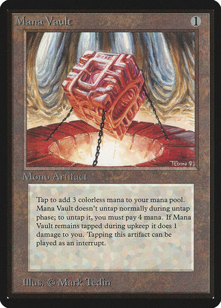 Mana Vault [Limited Edition Beta] | Enigma On Main