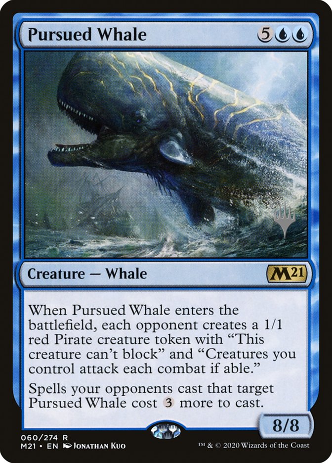 Pursued Whale (Promo Pack) [Core Set 2021 Promos] | Enigma On Main