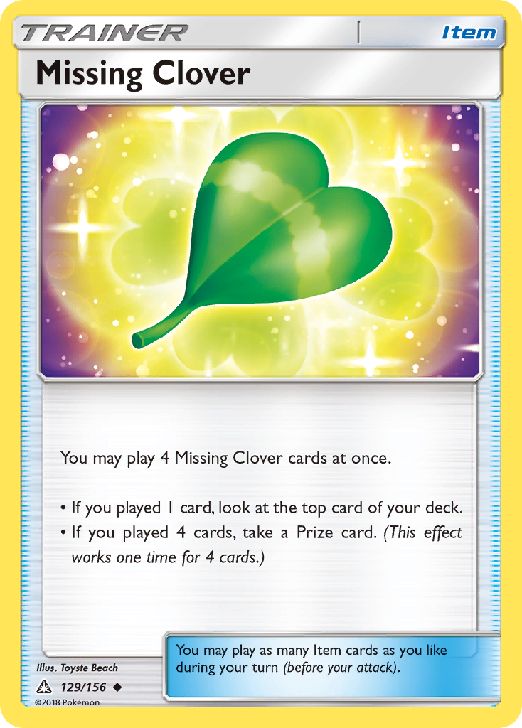 Missing Clover (129/156) [Sun & Moon: Ultra Prism] | Enigma On Main