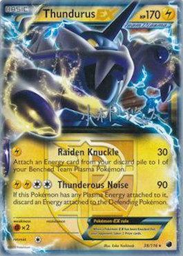 Thundurus EX (38/116) (Plasma Power - Haruto Kobayashi) [World Championships 2014] | Enigma On Main