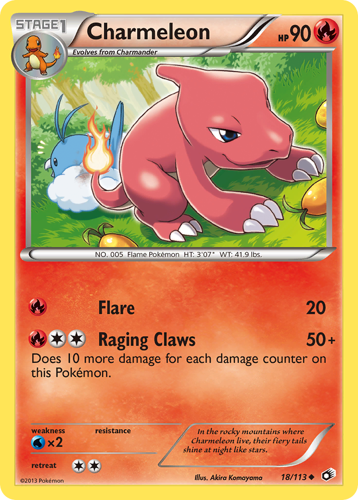 Charmeleon (18/113) [Black & White: Legendary Treasures] | Enigma On Main