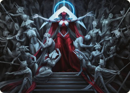 Elesh Norn, Mother of Machines Art Card [Phyrexia: All Will Be One Art Series] | Enigma On Main