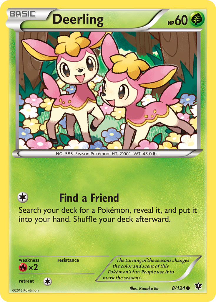 Deerling (8/124) [XY: Fates Collide] | Enigma On Main