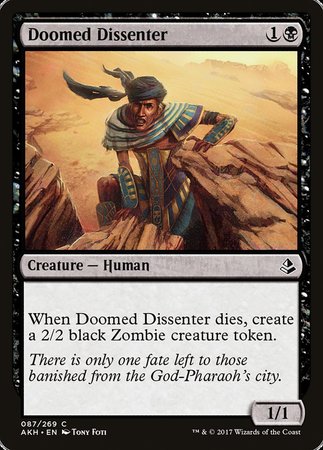 Doomed Dissenter [Amonkhet] | Enigma On Main