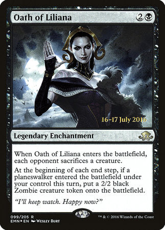 Oath of Liliana [Eldritch Moon Promos] | Enigma On Main