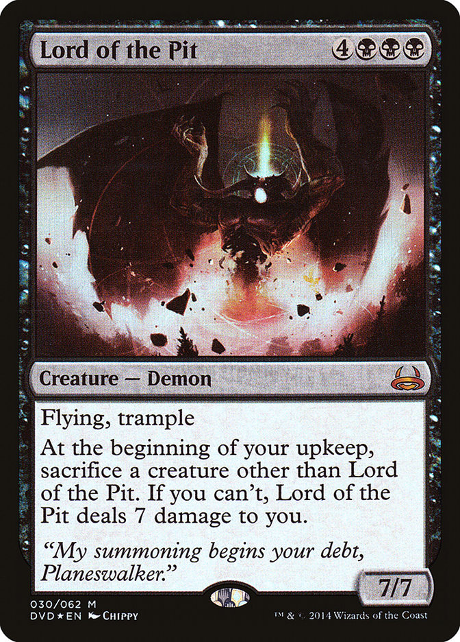 Lord of the Pit (Divine vs. Demonic) [Duel Decks Anthology] | Enigma On Main