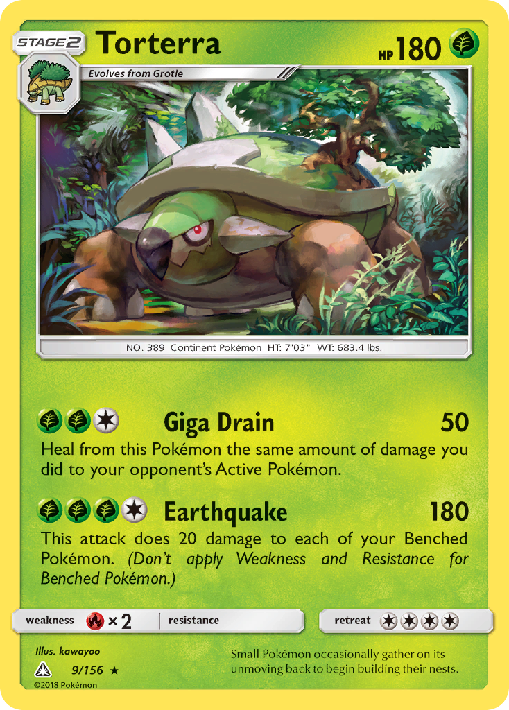 Torterra (9/156) [Sun & Moon: Ultra Prism] | Enigma On Main