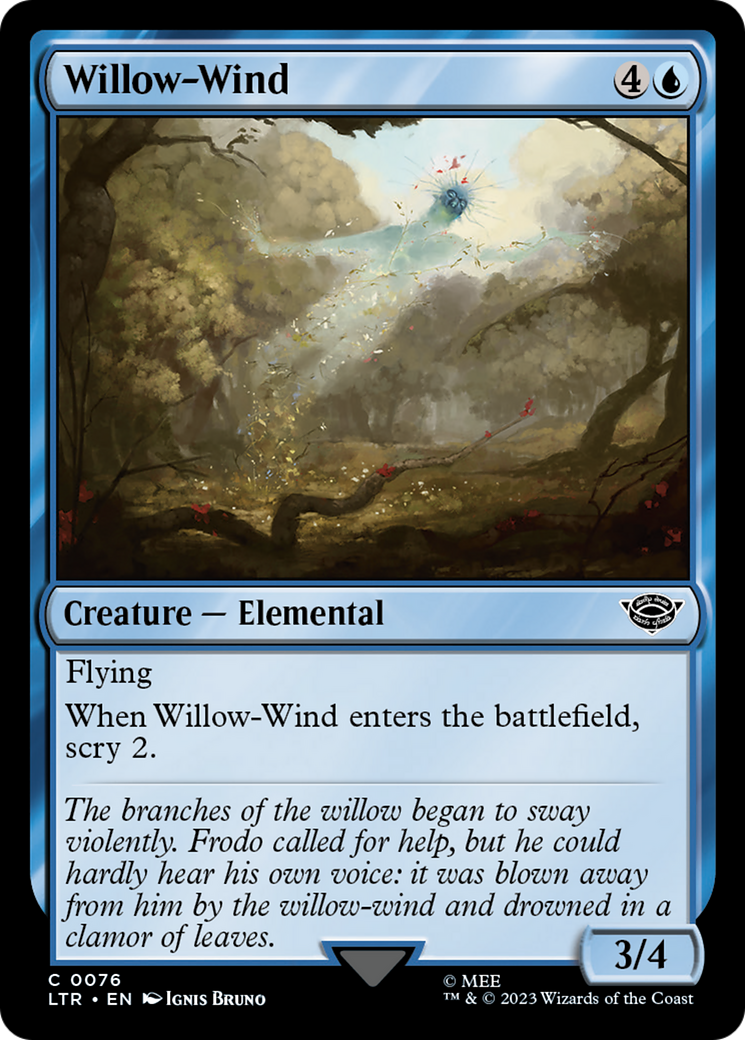 Willow-Wind [The Lord of the Rings: Tales of Middle-Earth] | Enigma On Main