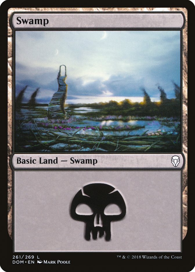 Swamp (261) [Dominaria] | Enigma On Main