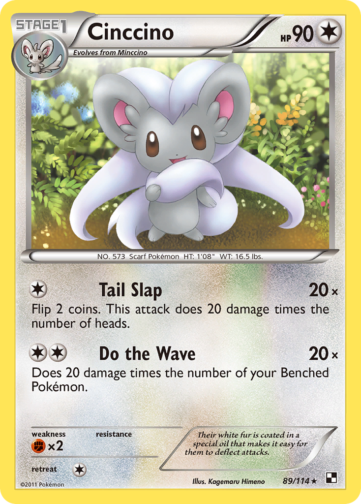 Cinccino (89/114) [Black & White: Base Set] | Enigma On Main