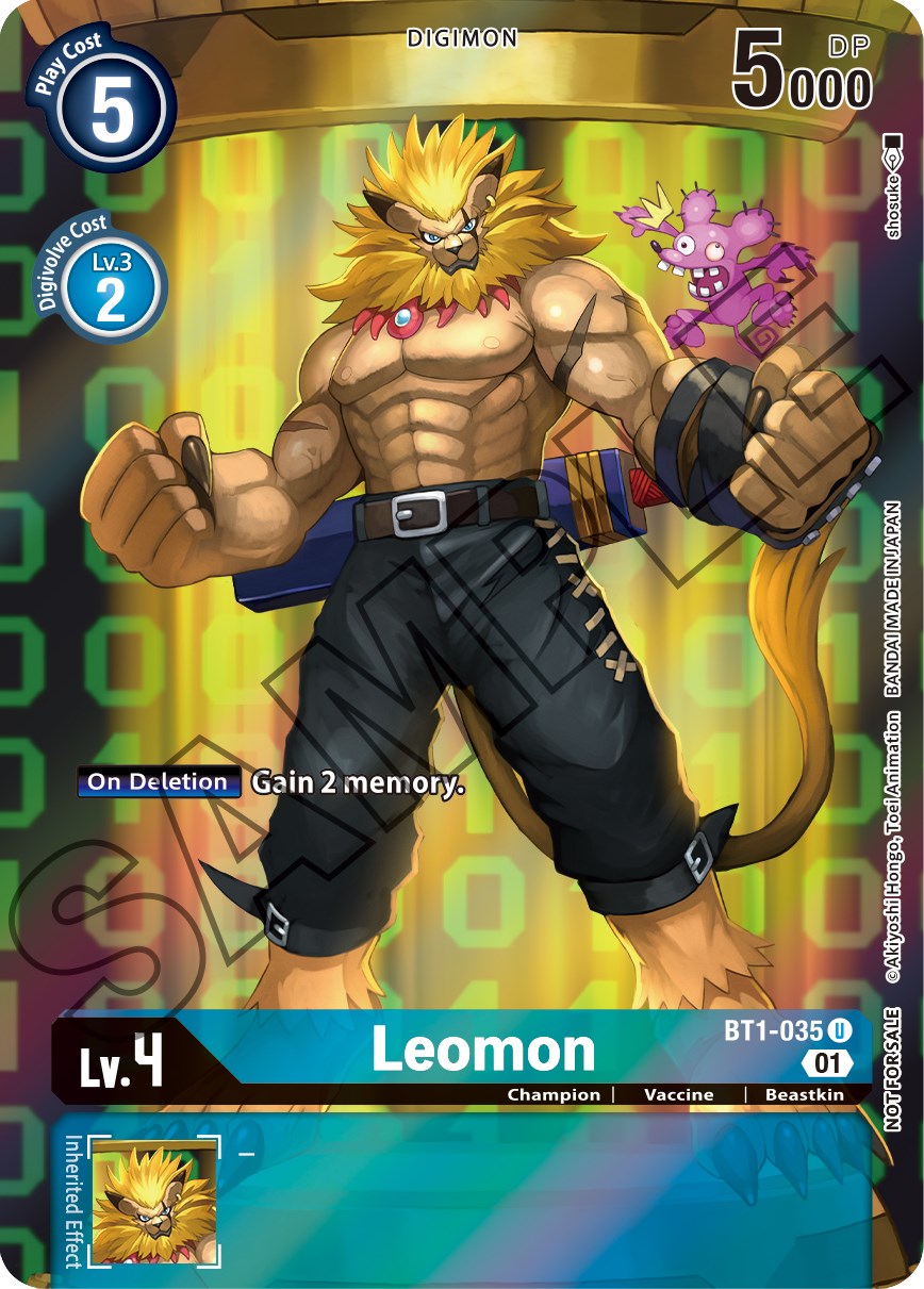 Leomon [BT1-035] (Tamer's Card Set 1) [Release Special Booster Ver.1.0] | Enigma On Main