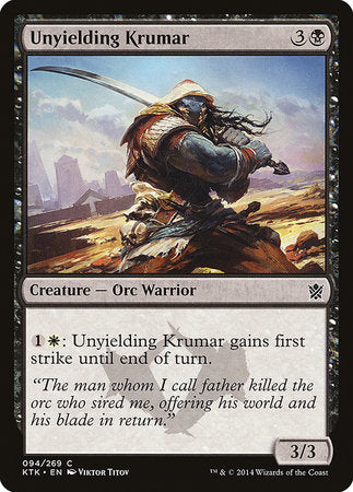 Unyielding Krumar [Khans of Tarkir] | Enigma On Main