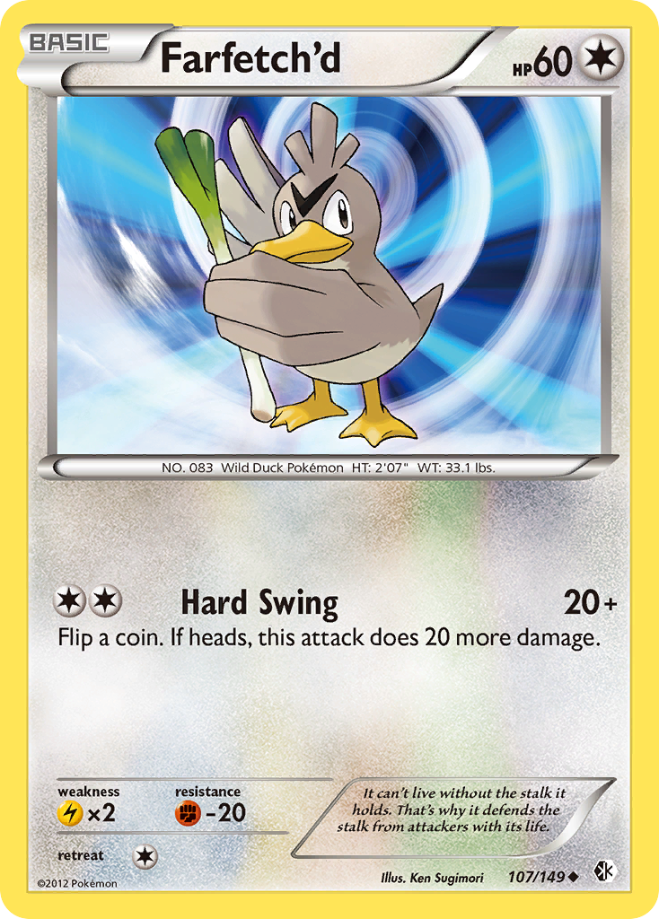 Farfetch'd (107/149) [Black & White: Boundaries Crossed] | Enigma On Main