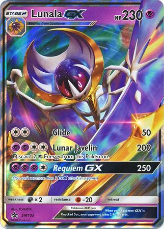 Lunala GX (SM103) (Jumbo Card) [Sun & Moon: Black Star Promos] | Enigma On Main