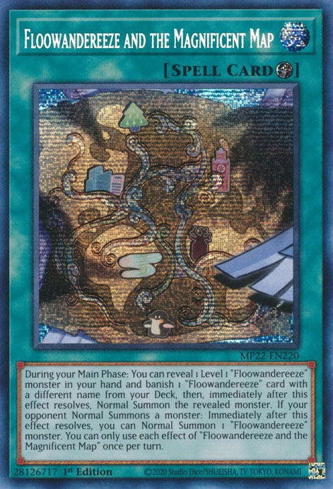 Floowandereeze and the Magnificent Map [MP22-EN220] Prismatic Secret Rare | Enigma On Main