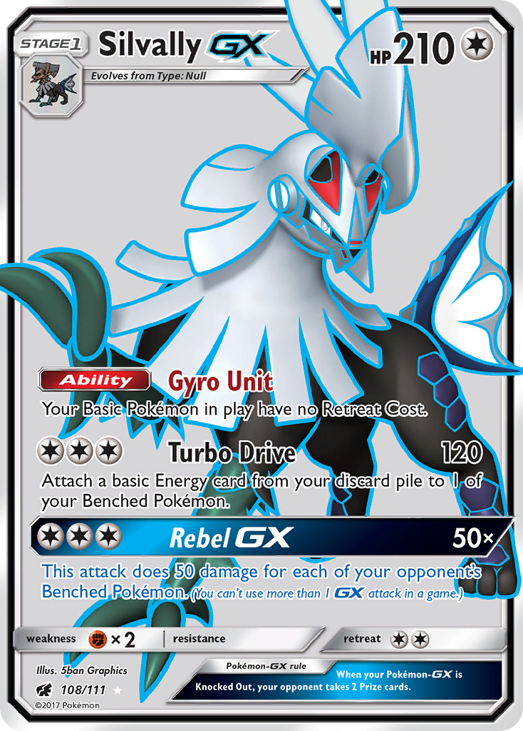 Silvally GX (108/111) [Sun & Moon: Crimson Invasion] | Enigma On Main