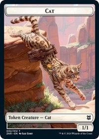 Cat // Insect Double-sided Token [Zendikar Rising Tokens] | Enigma On Main