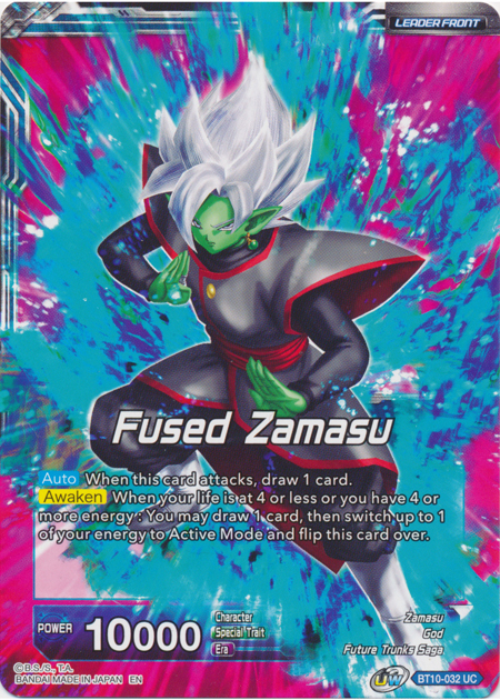 Fused Zamasu // Fused Zamasu, Divine Ruinbringer (BT10-032) [Rise of the Unison Warrior Prerelease Promos] | Enigma On Main