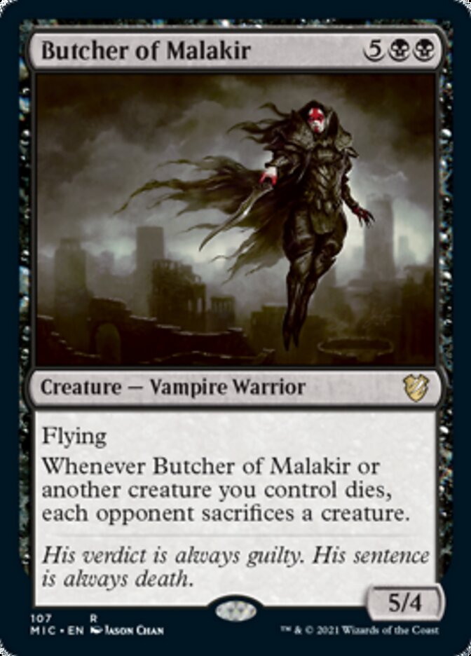 Butcher of Malakir [Innistrad: Midnight Hunt Commander] | Enigma On Main