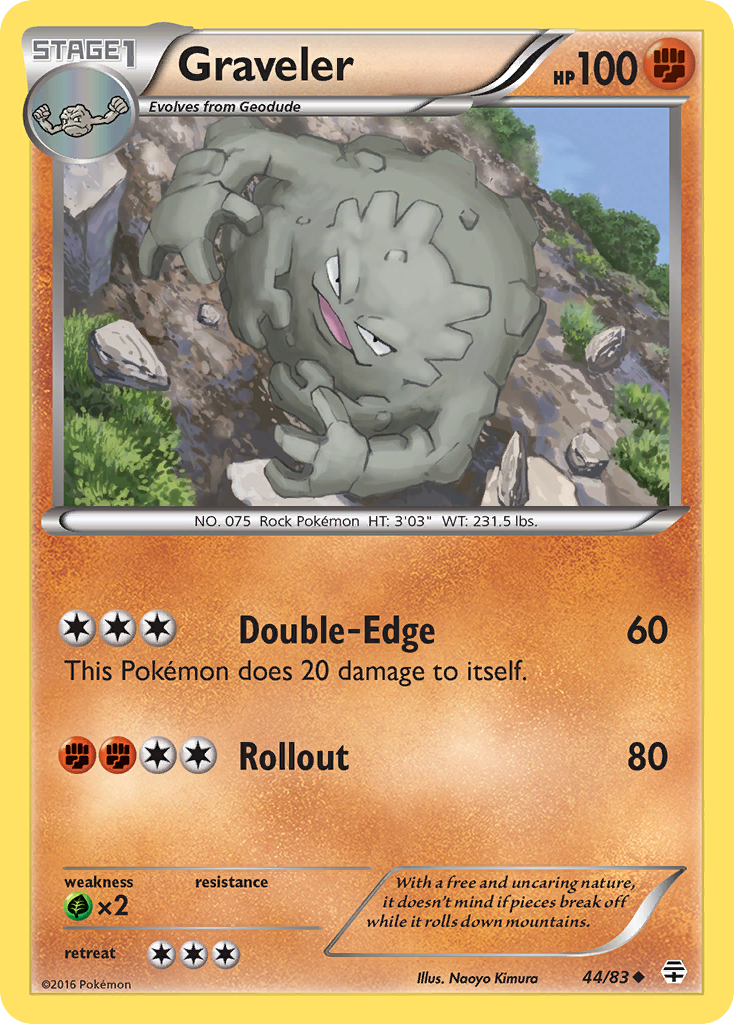 Graveler (44/83) [XY: Generations] | Enigma On Main