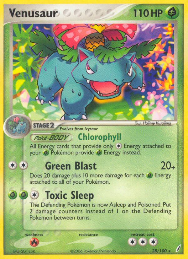 Venusaur (28/100) (Theme Deck Exclusive) [EX: Crystal Guardians] | Enigma On Main