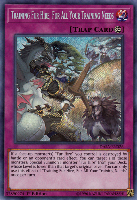 Training Fur Hire, Fur All Your Training Needs [DASA-EN026] Secret Rare | Enigma On Main