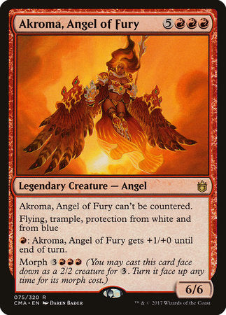 Akroma, Angel of Fury [Commander Anthology] | Enigma On Main