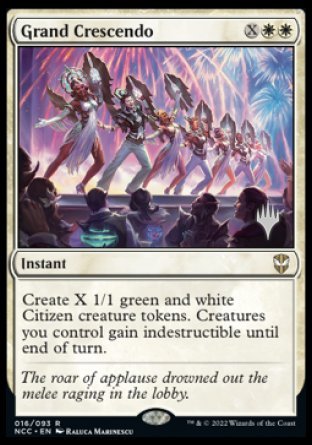 Grand Crescendo (Promo Pack) [Streets of New Capenna Commander Promos] | Enigma On Main