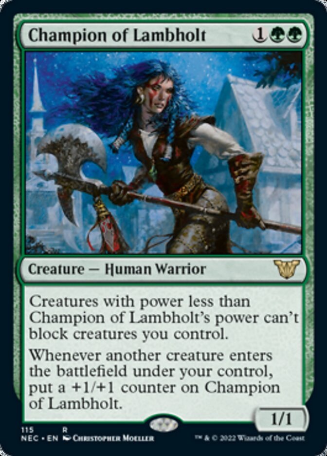 Champion of Lambholt [Kamigawa: Neon Dynasty Commander] | Enigma On Main