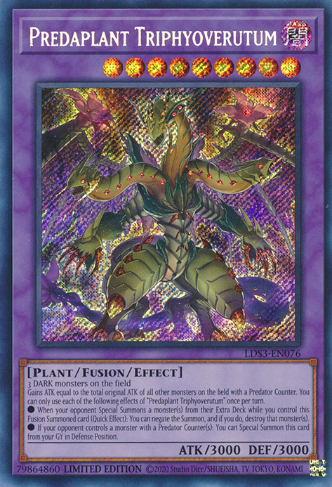 Predaplant Triphyoverutum [LDS3-EN076] Secret Rare | Enigma On Main