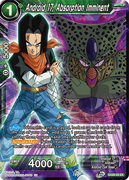 Android 17, Absorption Imminent (EX20-03) [Ultimate Deck 2022] | Enigma On Main