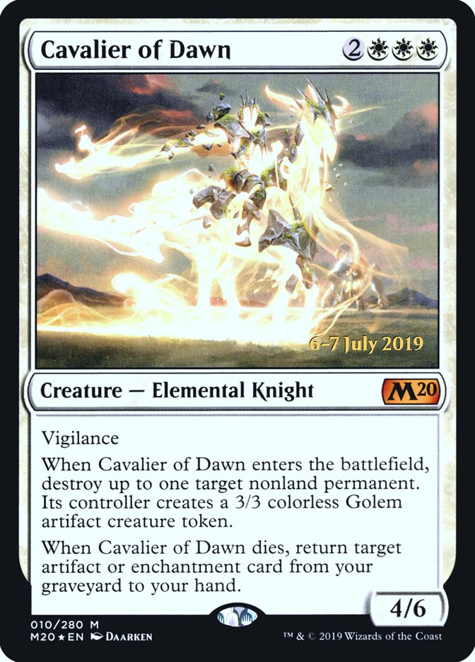 Cavalier of Dawn  [Core Set 2020 Prerelease Promos] | Enigma On Main