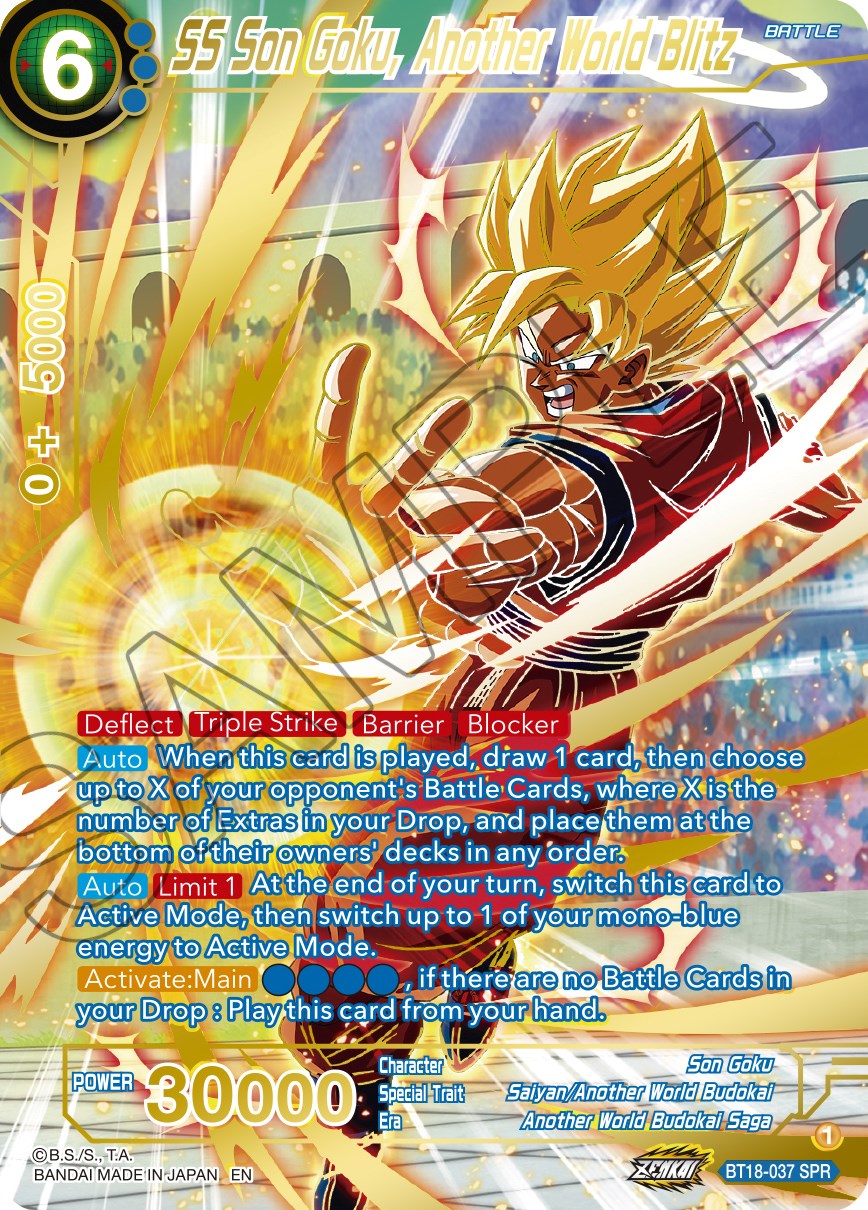 SS Son Goku, Another World Blitz (SPR) (BT18-037) [Dawn of the Z-Legends] | Enigma On Main