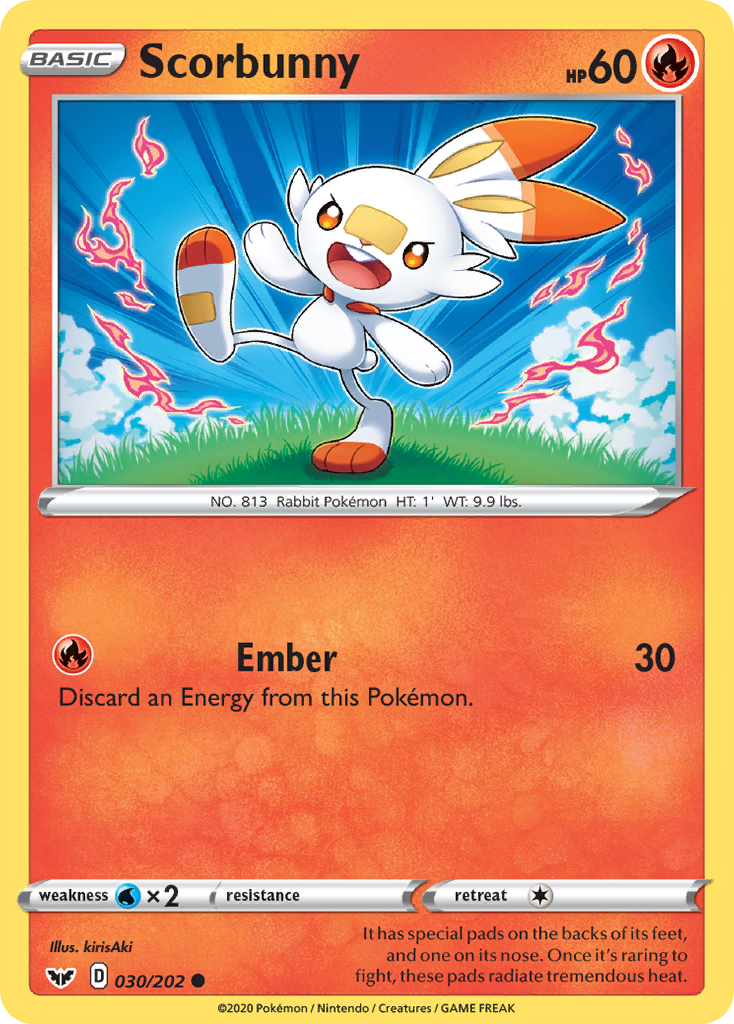 Scorbunny (030/202) [Sword & Shield: Base Set] | Enigma On Main