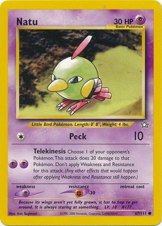 Natu (67/111) [Neo Genesis Unlimited] | Enigma On Main