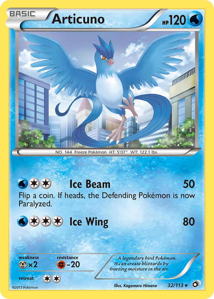 Articuno (32/113) [Black & White: Legendary Treasures] | Enigma On Main