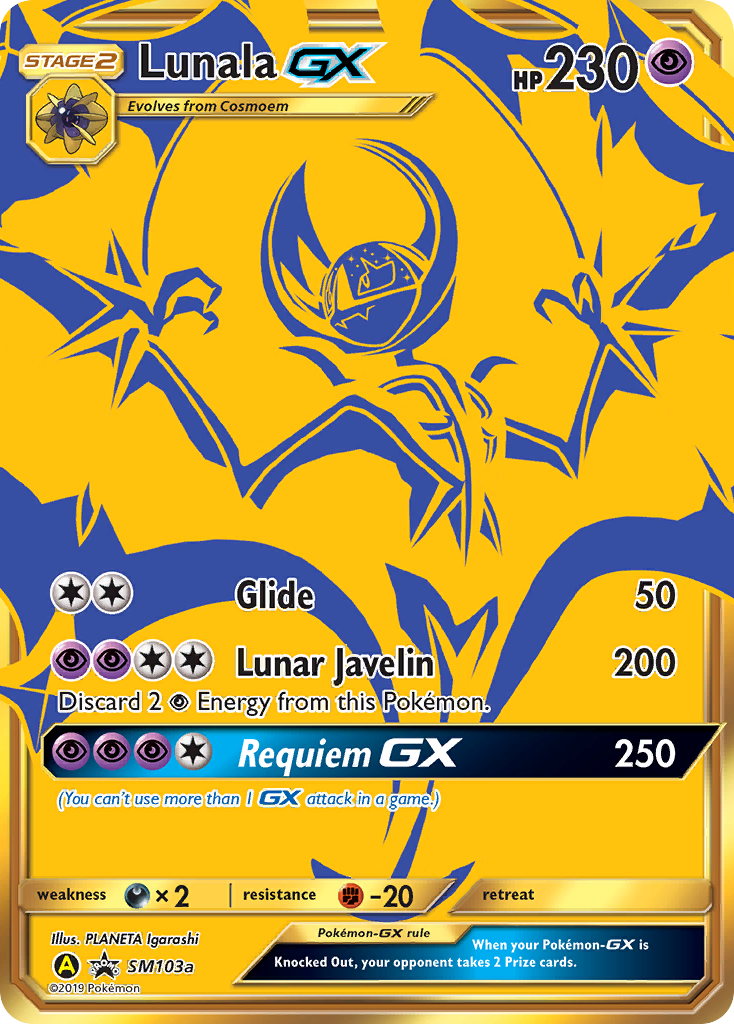 Lunala GX (SM103a) [Sun & Moon: Black Star Promos] | Enigma On Main