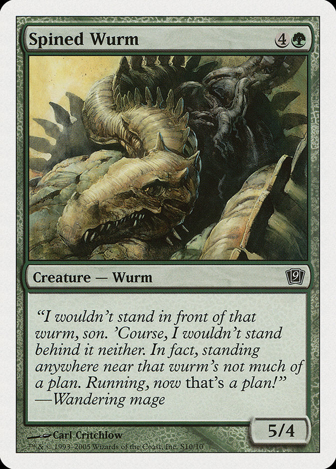 Spined Wurm [Ninth Edition] | Enigma On Main