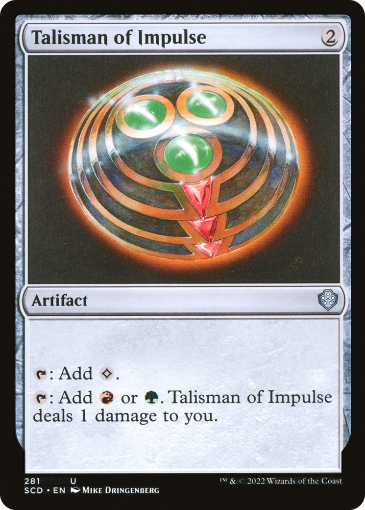 Talisman of Impulse [Starter Commander Decks] | Enigma On Main