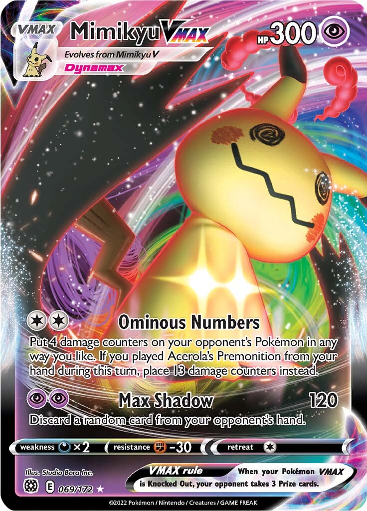 Mimikyu VMAX (069/172) [Sword & Shield: Brilliant Stars] | Enigma On Main