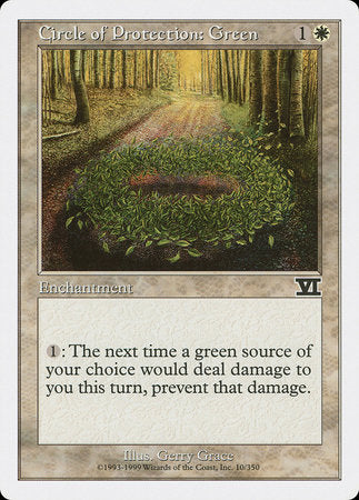 Circle of Protection: Green [Classic Sixth Edition] | Enigma On Main