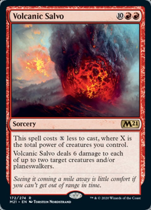 Volcanic Salvo [Core Set 2021] | Enigma On Main