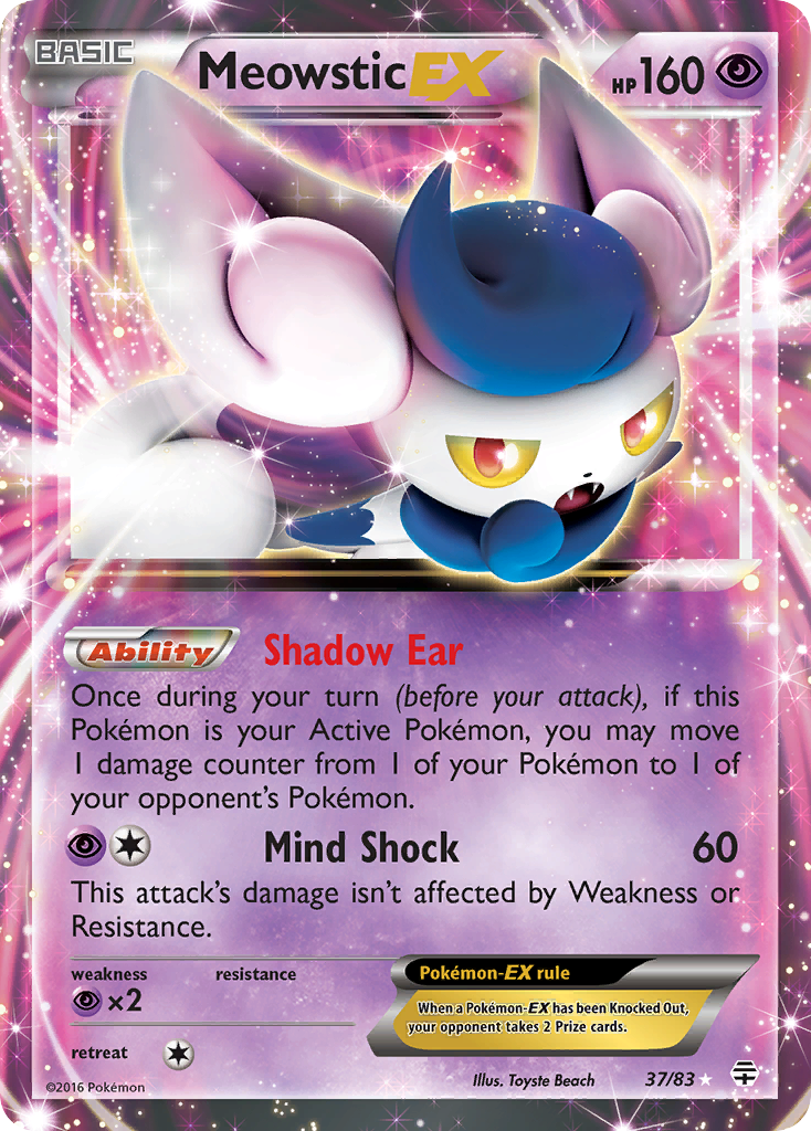 Meowstic EX (37/83) [XY: Generations] | Enigma On Main