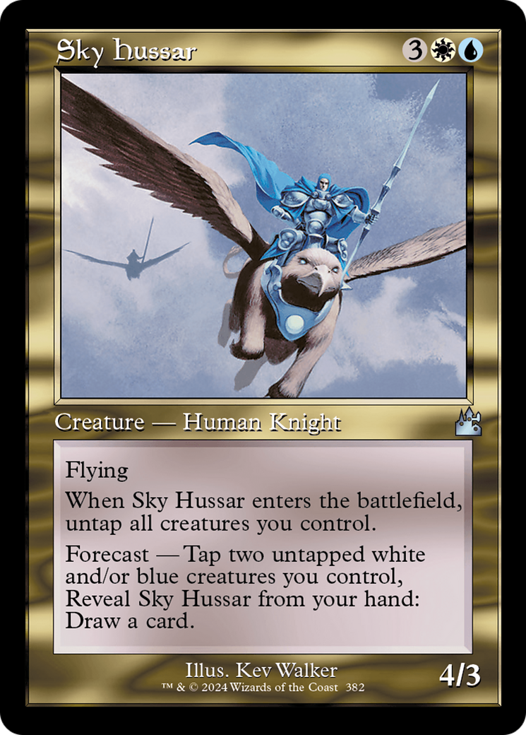 Sky Hussar (Retro Frame) [Ravnica Remastered] | Enigma On Main